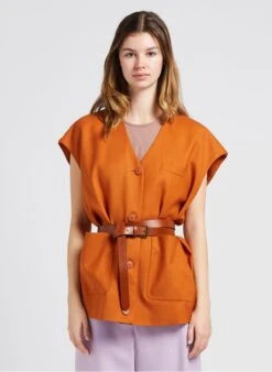 Soeur TENNESSEE - Ceinture à Boucle En Cuir De Buffle | Noir -Soeur 4072546