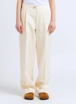 Soeur SULPICE - Pantalon à Pinces En Coton | Beige