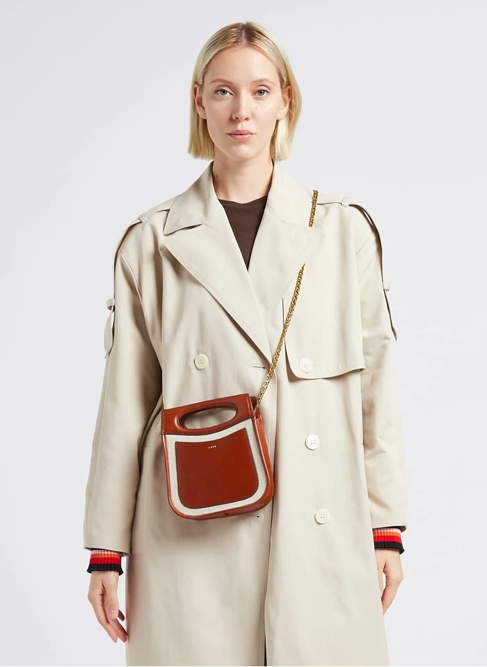 Soeur CHERI MINI - Mini Sac En Cuir Et Toile | Multicolore 4 Soeur CHERI MINI - Mini Sac En Cuir Et Toile | Multicolore – Image 2