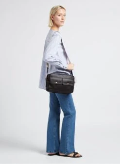 Soeur THYLANE - Sac Bandoulière En Cuir Grainé | Marron -Soeur 4093916