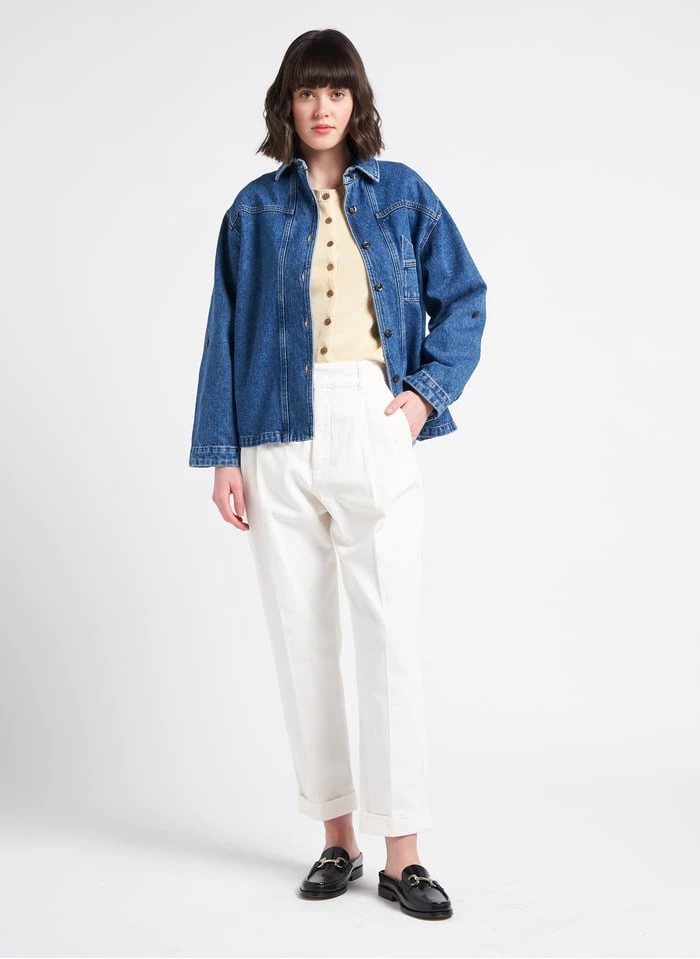 Soeur TITA - Cardigan Col Rond En Coton | Beige 10 Soeur TITA - Cardigan Col Rond En Coton | Beige – Image 8