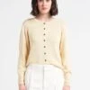 Soeur TITA - Cardigan Col Rond En Coton | Beige -Soeur 4128466