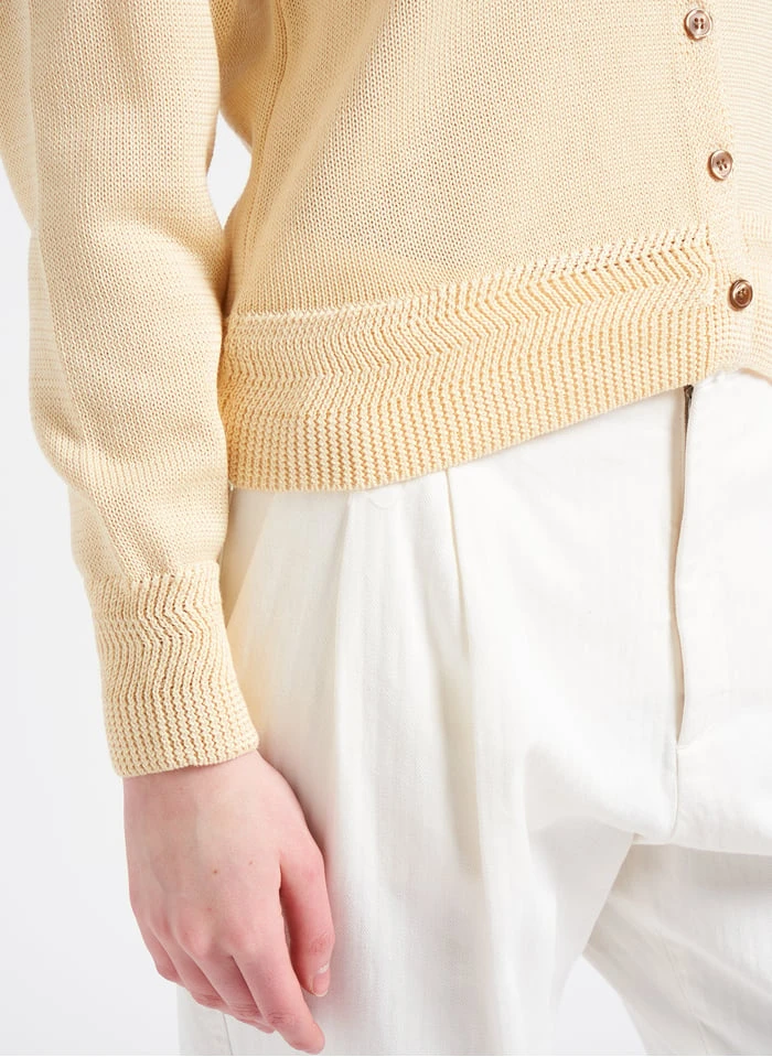 Soeur TITA - Cardigan Col Rond En Coton | Beige 7 Soeur TITA - Cardigan Col Rond En Coton | Beige – Image 5