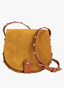 LE MAMOUR - Sac Bandoulière En Cuir Bi-matière | Multicolore