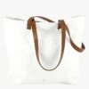 LE TOTO - Sac Cabas En Cuir Verni | Blanc -Soeur 4132294