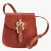 LE SAB BARBIER - Petit Sac Bandoulière En Cuir | Marron -Soeur 4132299