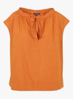 Soeur TANGER - Top En Popeline De Coton | Orange -Soeur 4144070
