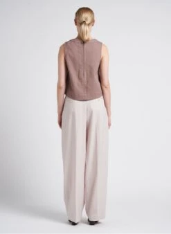 Soeur PAMPA - Top Col Rond En Toile De Coton | Violet -Soeur 4151269