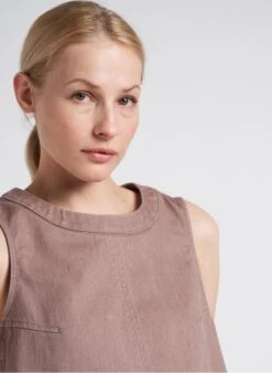 Soeur PAMPA - Top Col Rond En Toile De Coton | Violet -Soeur 4151273