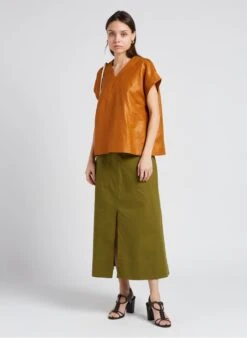 Soeur UZES - Top Ample Col V En Lin | Marron 11 Soeur UZES - Top Ample Col V En Lin | Marron -Soeur 4151912