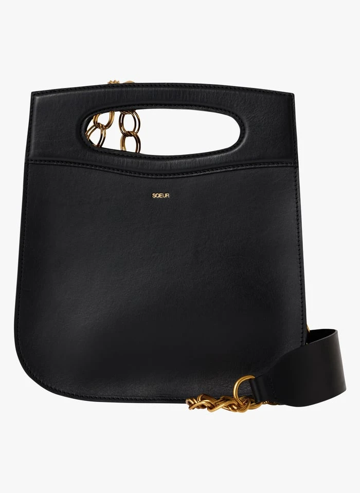 Soeur CHERI - Sac Bandoulière En Cuir De Vachette | Noir 3 Soeur CHERI - Sac Bandoulière En Cuir De Vachette | Noir