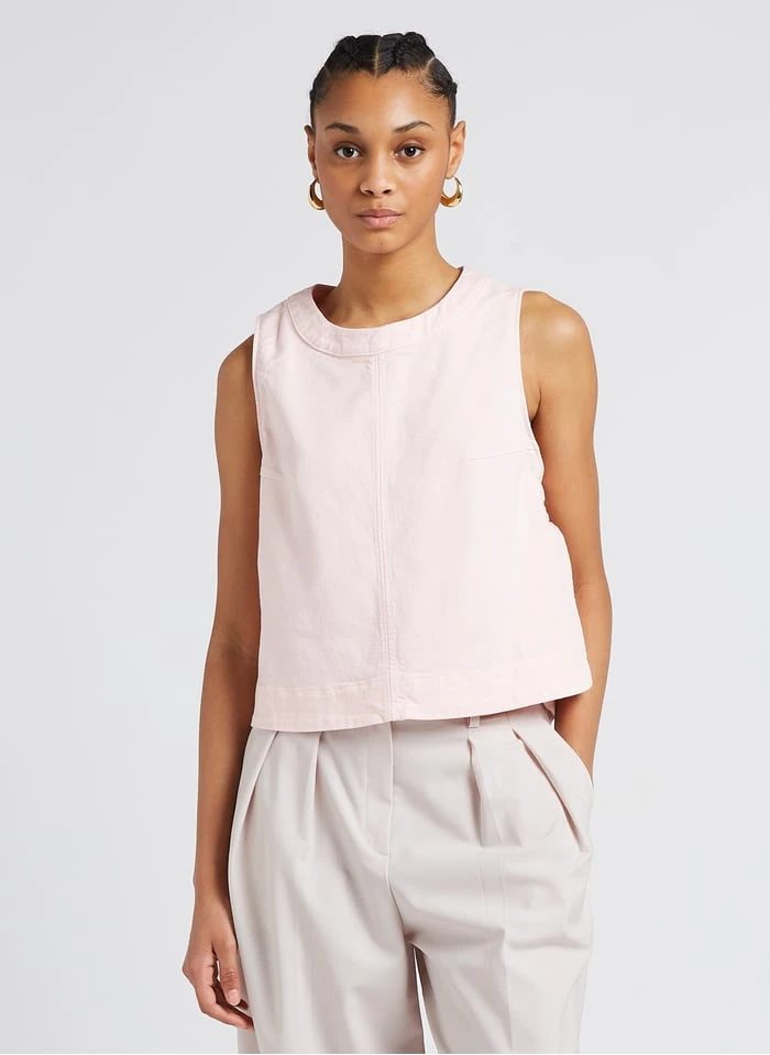 Soeur PAMPA - Top Col Rond En Coton | Rose 3 Soeur PAMPA - Top Col Rond En Coton | Rose