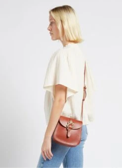 LE SAB BARBIER - Petit Sac Bandoulière En Cuir | Marron -Soeur 4170352
