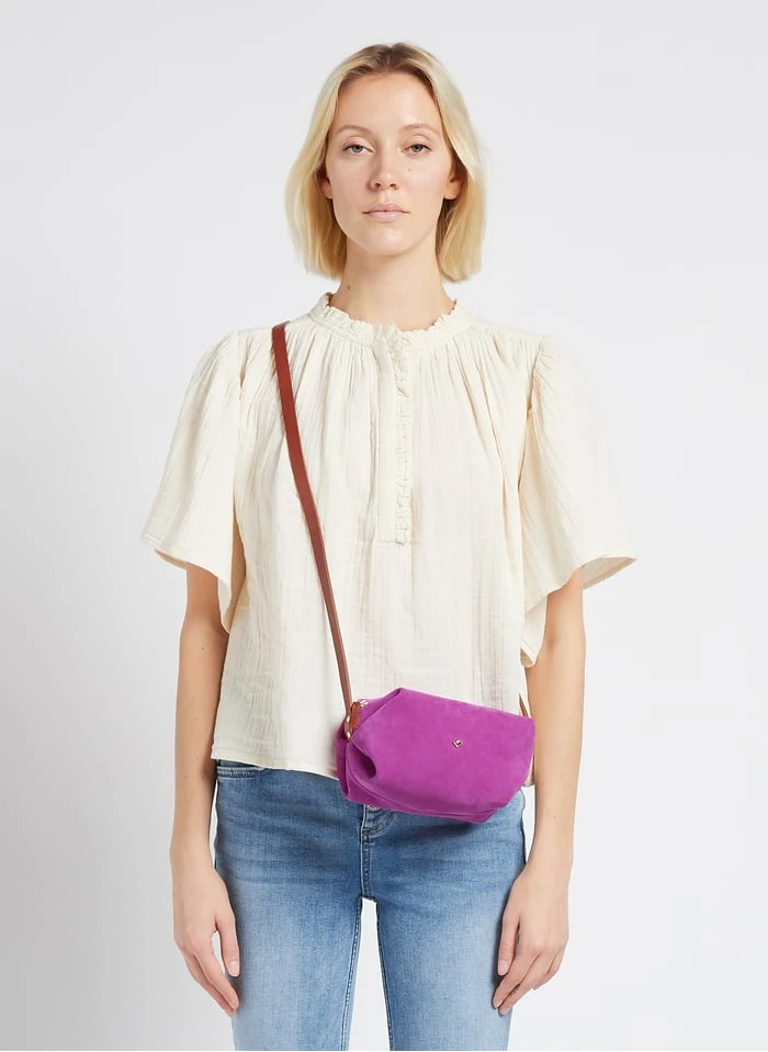LE MINI SOHNA - Sac Bandoulière En Cuir | Violet 4 LE MINI SOHNA - Sac Bandoulière En Cuir | Violet – Image 2