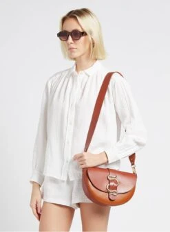 LE GABIE CRUSH - Sac Bandoulière En Cuir | Marron 8 LE GABIE CRUSH - Sac Bandoulière En Cuir | Marron -Soeur 4170589