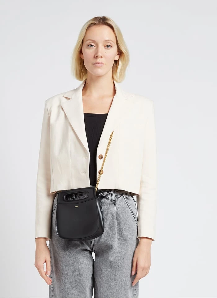 Soeur CHERI - Sac Bandoulière En Cuir | Noir 4 Soeur CHERI - Sac Bandoulière En Cuir | Noir – Image 2