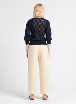 Soeur THABOR - Pantalon Large En Coton Lavé | Beige -Soeur 4183271