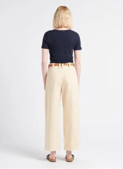 Soeur THABOR - Pantalon Large En Coton Lavé | Beige -Soeur 4183277