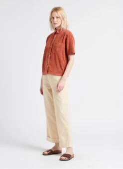 Soeur THABOR - Pantalon Large En Coton Lavé | Beige -Soeur 4183283