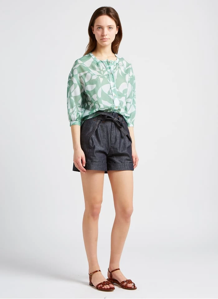 Soeur UOMO - Short Large En Coton Denim | Jean Brut 20 Soeur UOMO - Short Large En Coton Denim | Jean Brut – Image 18