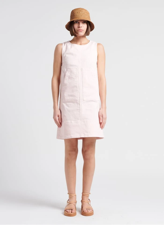 Soeur MITSOUKO - Robe Courte Trapèze En Coton Mélangé | Rose 3 Soeur MITSOUKO - Robe Courte Trapèze En Coton Mélangé | Rose