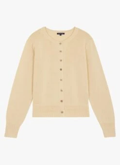 Soeur TITA - Cardigan Col Rond En Coton | Beige 13 Soeur TITA - Cardigan Col Rond En Coton | Beige -Soeur 4188863