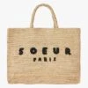 Soeur PAPAYE - Sac Cabas En Paille | Noir 1 Soeur PAPAYE - Sac Cabas En Paille | Noir -Soeur 4188869