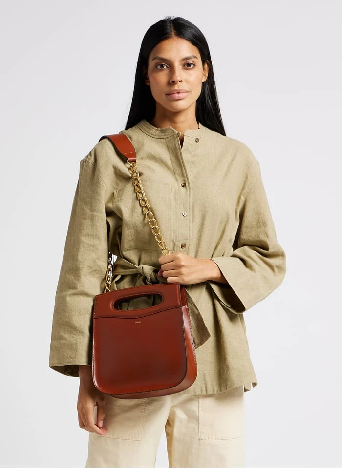 Soeur CHERI - Sac Bandoulière En Cuir De Vachette | Marron 4 Soeur CHERI - Sac Bandoulière En Cuir De Vachette | Marron – Image 2