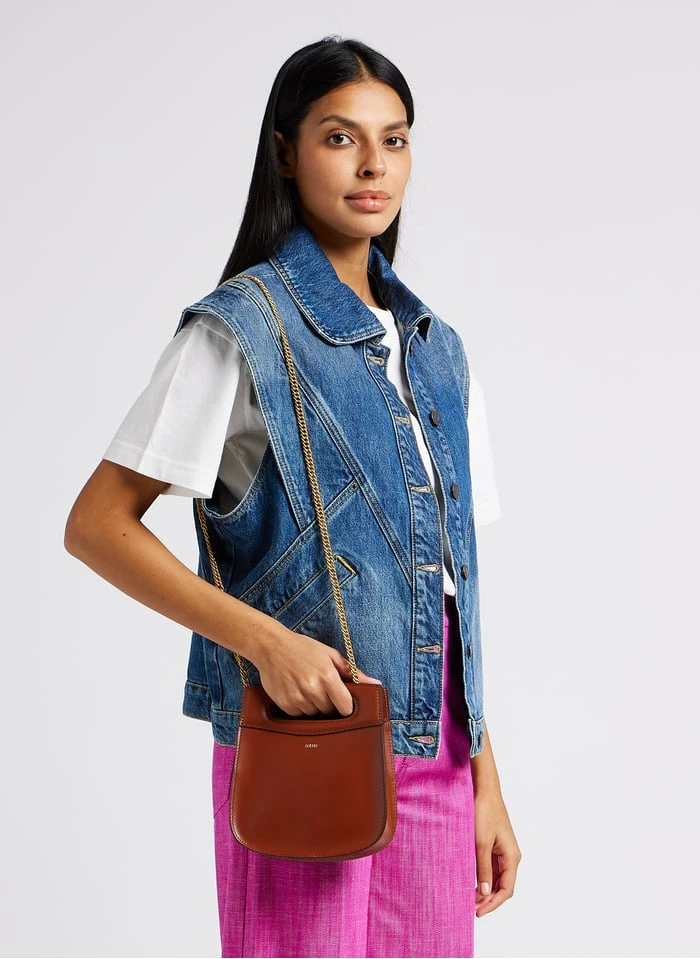 Soeur CHERI - Sac Bandoulière En Cuir | Marron 5 Soeur CHERI - Sac Bandoulière En Cuir | Marron – Image 3