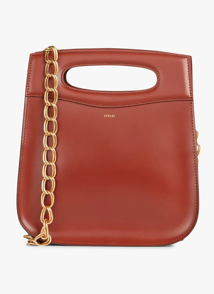 Soeur CHERI - Sac Bandoulière En Cuir De Vachette | Marron 3 Soeur CHERI - Sac Bandoulière En Cuir De Vachette | Marron