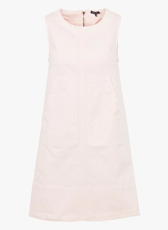 Soeur MITSOUKO - Robe Courte Trapèze En Coton Mélangé | Rose 5 Soeur MITSOUKO - Robe Courte Trapèze En Coton Mélangé | Rose – Image 3