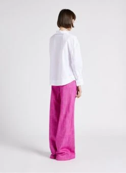 Soeur POEME - Blouse Col Montant En Coton | Blanc -Soeur 4244817