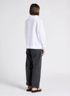 Soeur THABOR - Pantalon Large En Coton Lavé | Gris -Soeur 4244835 1