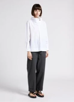 Soeur THABOR - Pantalon Large En Coton Lavé | Gris -Soeur 4244836 1