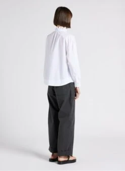 Soeur THABOR - Pantalon Large En Coton Lavé | Gris -Soeur 4244840 1