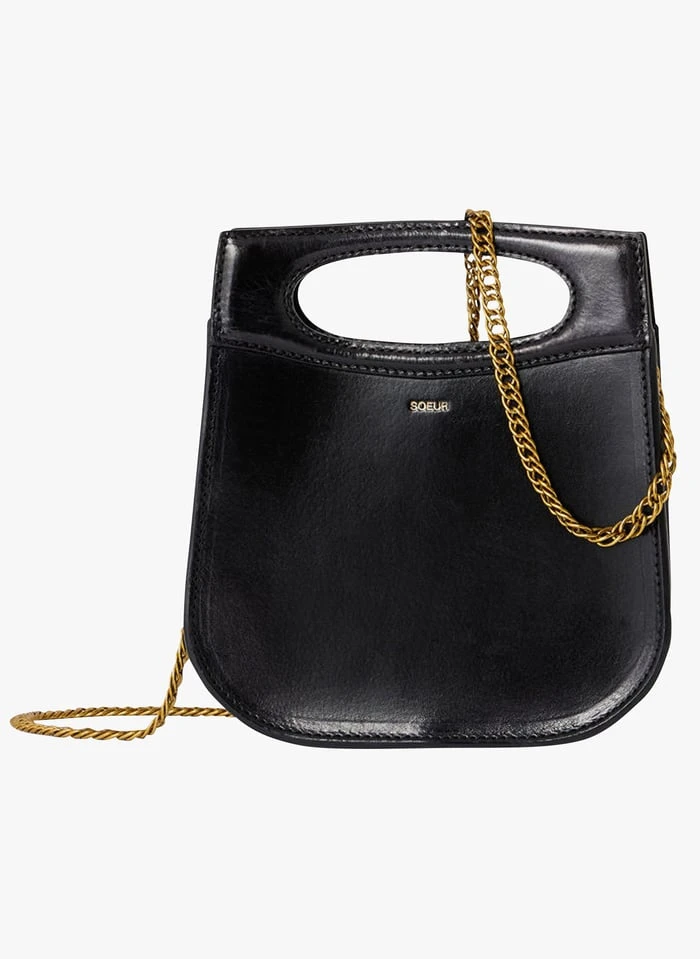 Soeur CHERI - Sac Bandoulière En Cuir | Noir 3 Soeur CHERI - Sac Bandoulière En Cuir | Noir