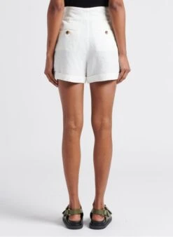Soeur UTTAM - Short Large En Lin | Blanc 8 Soeur UTTAM - Short Large En Lin | Blanc -Soeur 4267392